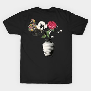 butterfly flower T-Shirt